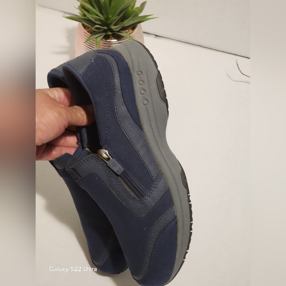 Esprit Dark Blue Slip-On Loafers - Picture 5 of 7